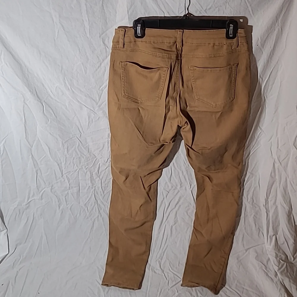 D Jeans Tan Stretch Skinny Jeans - Picture 3 of 6